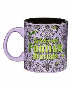 Welcome Foolish Mortals Coffee Mug 20 Oz. - The Haunted Mansion