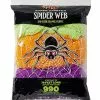 Multi-Pack Colored Spider Web Decoration