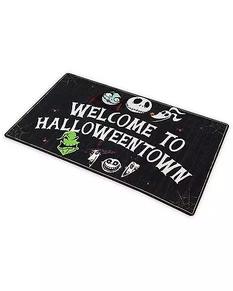 Welcome To HalloweenTown Doormat - The Nightmare Before Christmas 4 Welcome To HalloweenTown Doormat - The Nightmare Before Christmas - Image 2