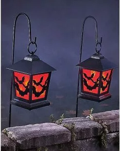 Creepy Lantern Pathway Markers 8 Creepy Lantern Pathway Markers -Halloween Store 01523414 b