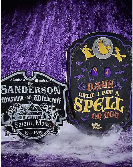 Hocus Pocus Halloween Countdown Sign - Disney 4 Hocus Pocus Halloween Countdown Sign - Disney - Image 2