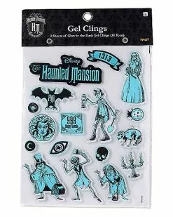 Glow In The Dark The Haunted Mansion Window Clings - Disney 9 Glow In The Dark The Haunted Mansion Window Clings - Disney -Halloween Store 01535780 d