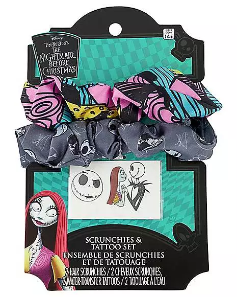 The Nightmare Before Christmas Scrunchies And Temporary Tattoos 4 The Nightmare Before Christmas Scrunchies And Temporary Tattoos - Image 2