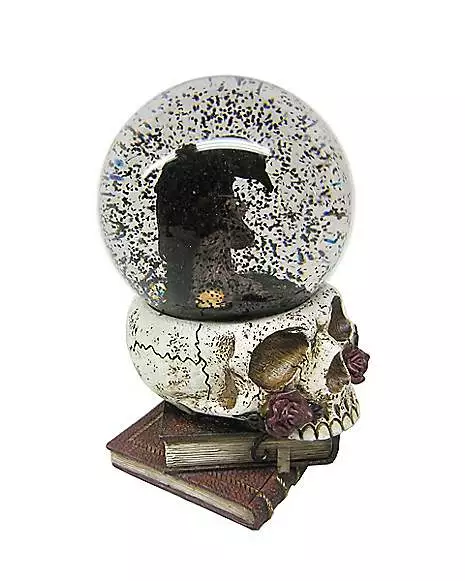 Gothic Noir Raven Snow Globe 5 Gothic Noir Raven Snow Globe - Image 3