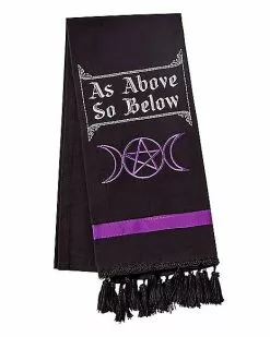 Multi-Pack As Above So Below Dish Towels - 2 Pack 6 Multi-Pack As Above So Below Dish Towels - 2 Pack -Halloween Store 01540111 b