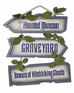 The Haunted Mansion Graveyard Sign - Disney