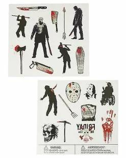 Friday The 13th Temporary Tattoos