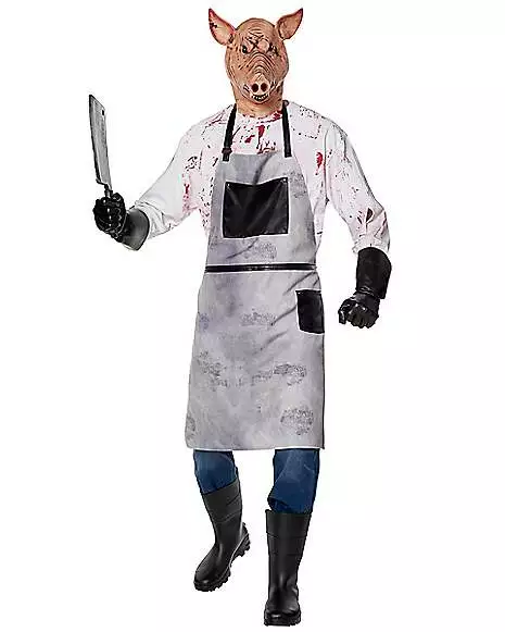 Adult Pig Butcher Costume 3 Adult Pig Butcher Costume