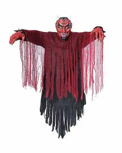 4 Ft Light-Up Hanging Vintage Devil Decoration