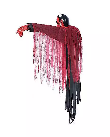 4 Ft Light-Up Hanging Vintage Devil Decoration 5 4 Ft Light-Up Hanging Vintage Devil Decoration - Image 3