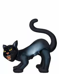 4 Ft Light-Up Scary Cat Inflatable - Decorations -Halloween Store 01547488 c