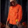 Sam Hooded Button-Up Shirt - Trick 'r Treat -Halloween Store 01548122 a