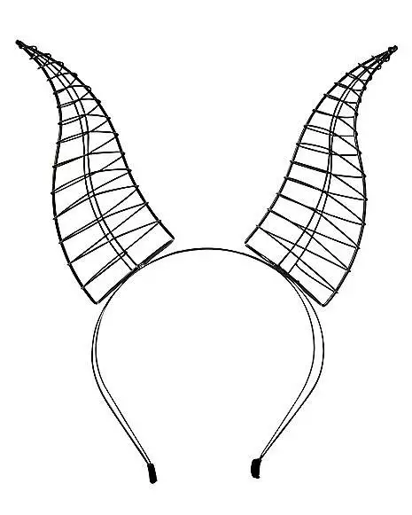 Maleficent Metal Horns - Disney Villains 3 Maleficent Metal Horns - Disney Villains