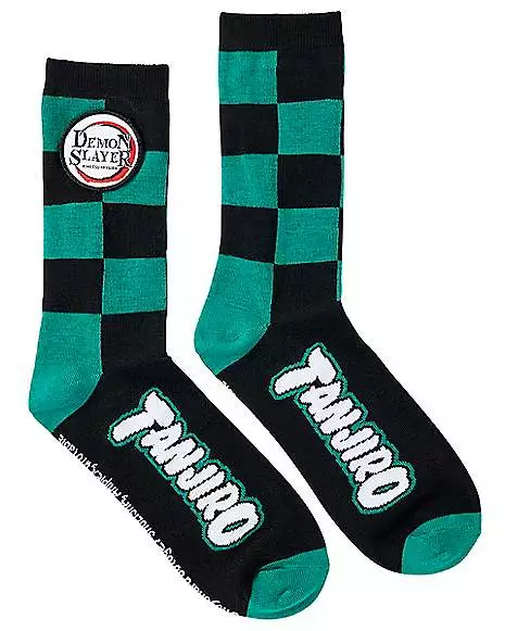 Tanjiro Kamado Crew Socks - Demon Slayer 3 Tanjiro Kamado Crew Socks - Demon Slayer