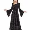 Kids Black Hooded Dress 1 Kids Black Hooded Dress -Halloween Store 01558378 a