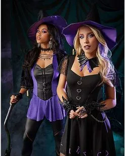 Adult Black Magic Witch Costume -Halloween Store 01560739 c