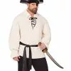 Pirate Shirt And Belt Plus Size Costume Kit -Halloween Store 01562149 a