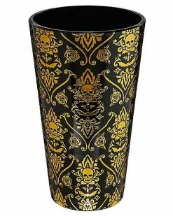 Gothic Noir Skull Glass Set 2 Pack - 16 Oz. -Halloween Store 01564442 d