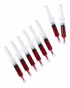 Blood Slime Syringes - 8 Pack -Halloween Store 01567080 b