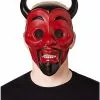 Devil Half Mask - Trick 'r Treat 1 Devil Half Mask - Trick 'r Treat -Halloween Store 01569284 a
