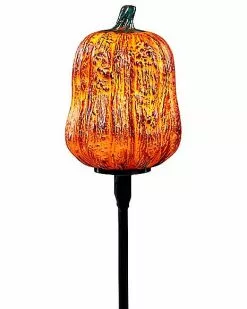 Light-Up LED Jack-O-Lantern Pathway Markers 9 Light-Up LED Jack-O-Lantern Pathway Markers -Halloween Store 01573914 c