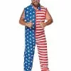 Adult Stars And Stripes Plus Size Jumpsuit Costume 1 Adult Stars And Stripes Plus Size Jumpsuit Costume -Halloween Store 01576016 a