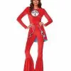 Adult Thing 1 And Thing 2 Bell Bottom Costume - Dr. Seuss 2 Adult Thing 1 And Thing 2 Bell Bottom Costume - Dr. Seuss -Halloween Store 01586825 a