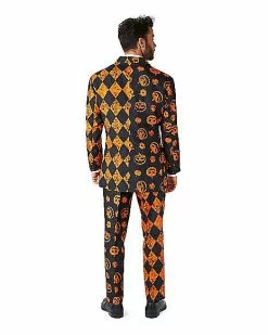 Adult Distressed Pumpkin Party Suit 9 Adult Distressed Pumpkin Party Suit -Halloween Store 01587179 c