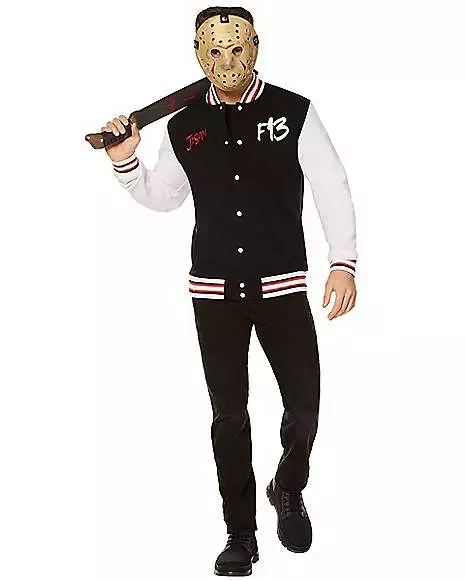 Adult Jason Voorhees Varsity Jacket - Friday The 13th 4 Adult Jason Voorhees Varsity Jacket - Friday The 13th - Image 2