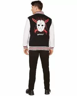 Adult Jason Voorhees Varsity Jacket - Friday The 13th 7 Adult Jason Voorhees Varsity Jacket - Friday The 13th -Halloween Store 01587211 c