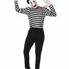 Adult Creepy Mime Costume 1 Adult Creepy Mime Costume -Halloween Store 01589175 a