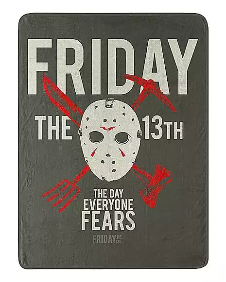 Camp Crystal Lake Fleece Blanket - Friday The 13th 3 Camp Crystal Lake Fleece Blanket - Friday The 13th