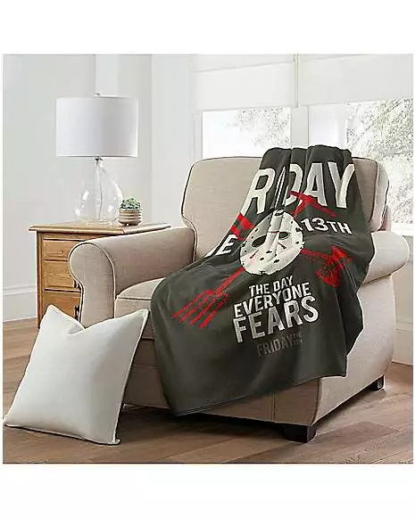 Camp Crystal Lake Fleece Blanket - Friday The 13th 4 Camp Crystal Lake Fleece Blanket - Friday The 13th - Image 2