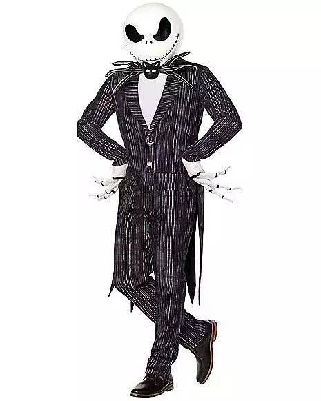 Adult Jack Skellington Costume Deluxe - The Nightmare Before Christmas 3 Adult Jack Skellington Costume Deluxe - The Nightmare Before Christmas