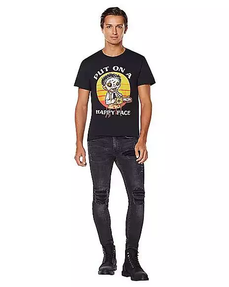 Happy Leatherface T Shirt - Texas Chainsaw Massacre 5 Happy Leatherface T Shirt - Texas Chainsaw Massacre - Image 3