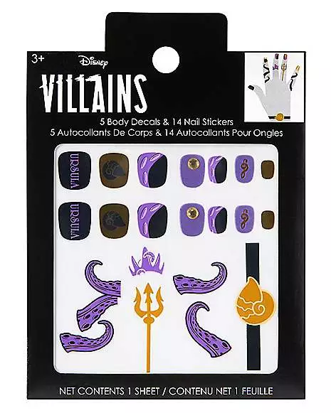 Ursula Decals - Disney Villains 4 Ursula Decals - Disney Villains - Image 2