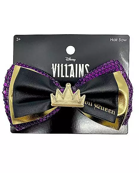 Evil Queen Hair Bow - Disney Villains 3 Evil Queen Hair Bow - Disney Villains