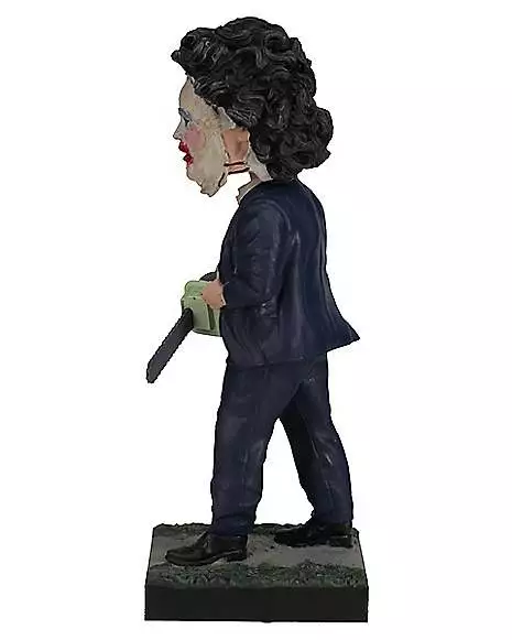 Leatherface Pretty Woman Mask Bobblehead Statue - The Texas Chainsaw M 5 Leatherface Pretty Woman Mask Bobblehead Statue - The Texas Chainsaw M - Image 3