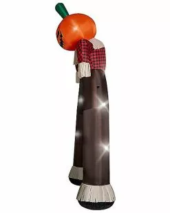 12 Ft Light-Up Pumpkin Scarecrow Inflatable Archway -Halloween Store 01602218 d