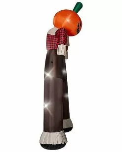 12 Ft Light-Up Pumpkin Scarecrow Inflatable Archway -Halloween Store 01602218 e