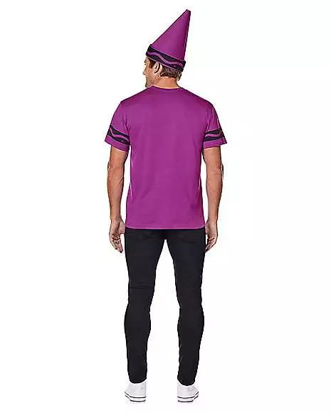 Vivid Violet Crayon Costume Kit - Crayola 4 Vivid Violet Crayon Costume Kit - Crayola - Image 2