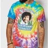 Happy Accidents Tie Dye Bob Ross T Shirt -Halloween Store 03211547 a