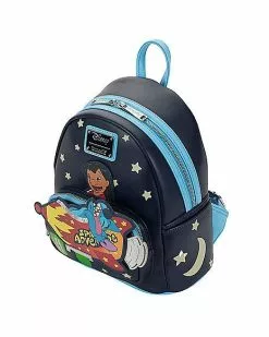 Loungefly Glow In The Dark Space Adventure Mini Backpack - Lilo & Stit -Halloween Store 03915253 c