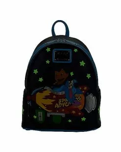 Loungefly Glow In The Dark Space Adventure Mini Backpack - Lilo & Stit -Halloween Store 03915253 g