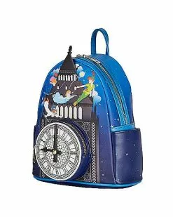 Loungefly Glow In The Dark Peter Pan Clock Mini Backpack - Disney -Halloween Store 03936622 c