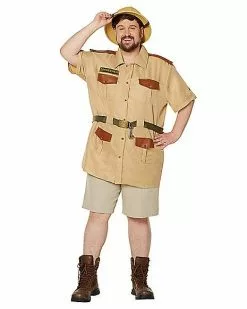Adult Men's Zookeeper Plus Size Costume