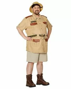 Adult Men's Zookeeper Plus Size Costume 9 Adult Men's Zookeeper Plus Size Costume -Halloween Store 07518327 c