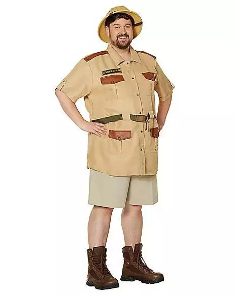 Adult Men's Zookeeper Plus Size Costume 5 Adult Men's Zookeeper Plus Size Costume - Image 3