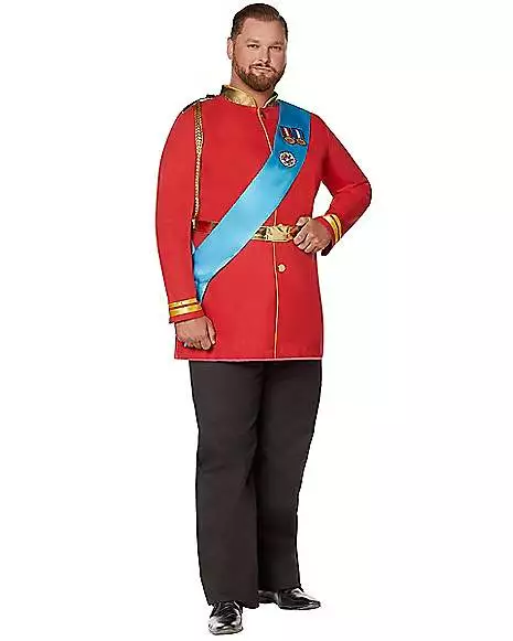Adult English Prince Plus Size Costume 3 Adult English Prince Plus Size Costume