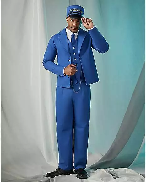 Adult Train Conductor Costume 3 Adult Train Conductor Costume